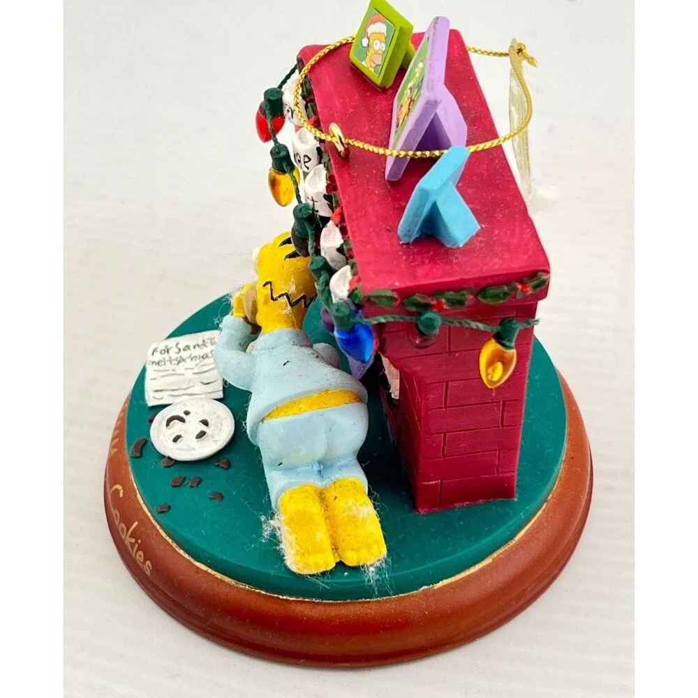 SIMPSONS Bradford Christmas Tree Ornament Illuminated “MMM... Cookies” w/Tags